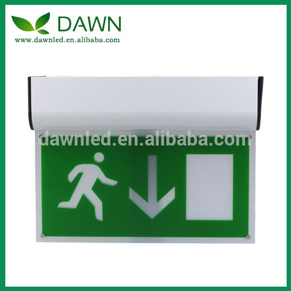 Zhongshan factory price rechargeable LED emergency exit sign light