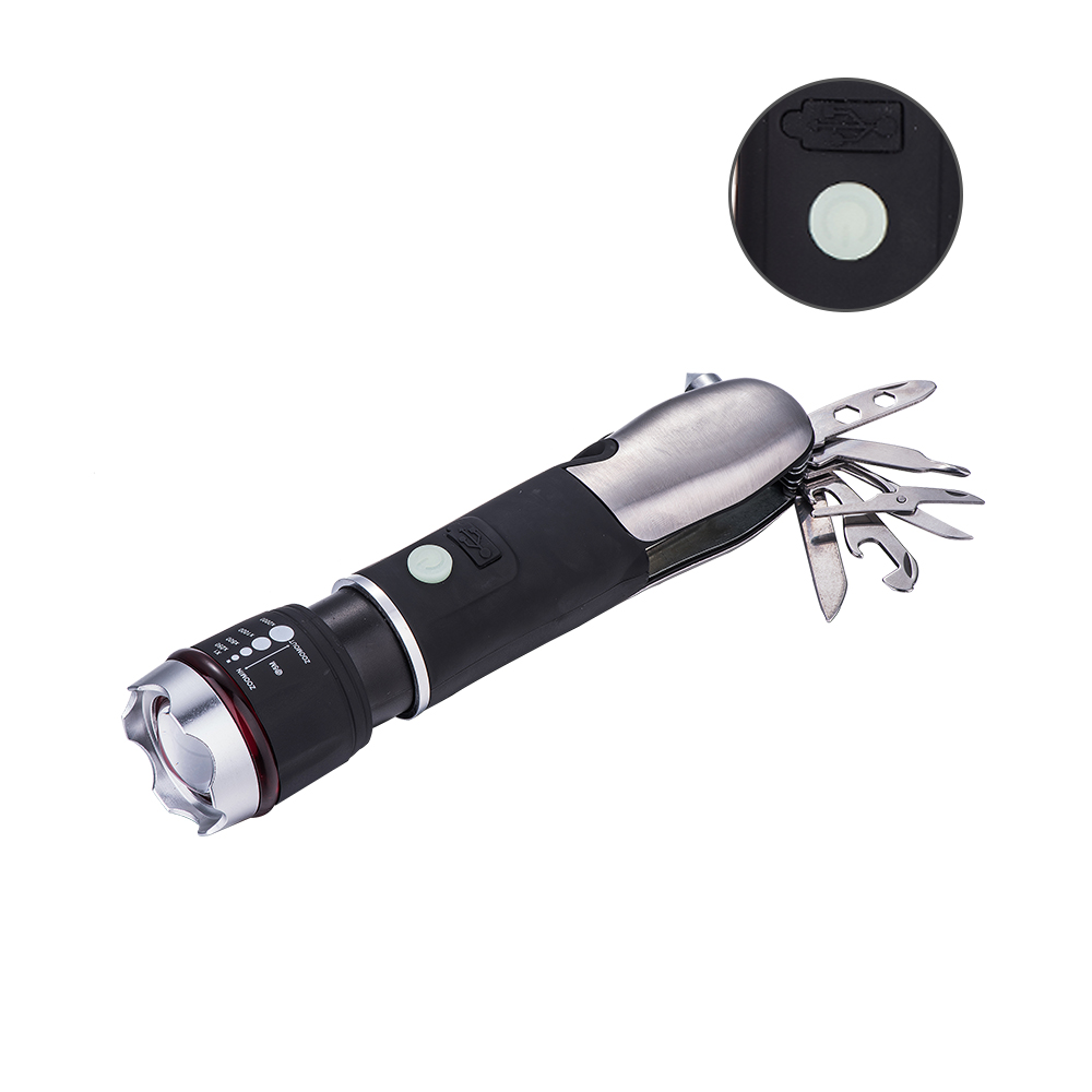 New Style Multifunction Rechargeable Torch Light