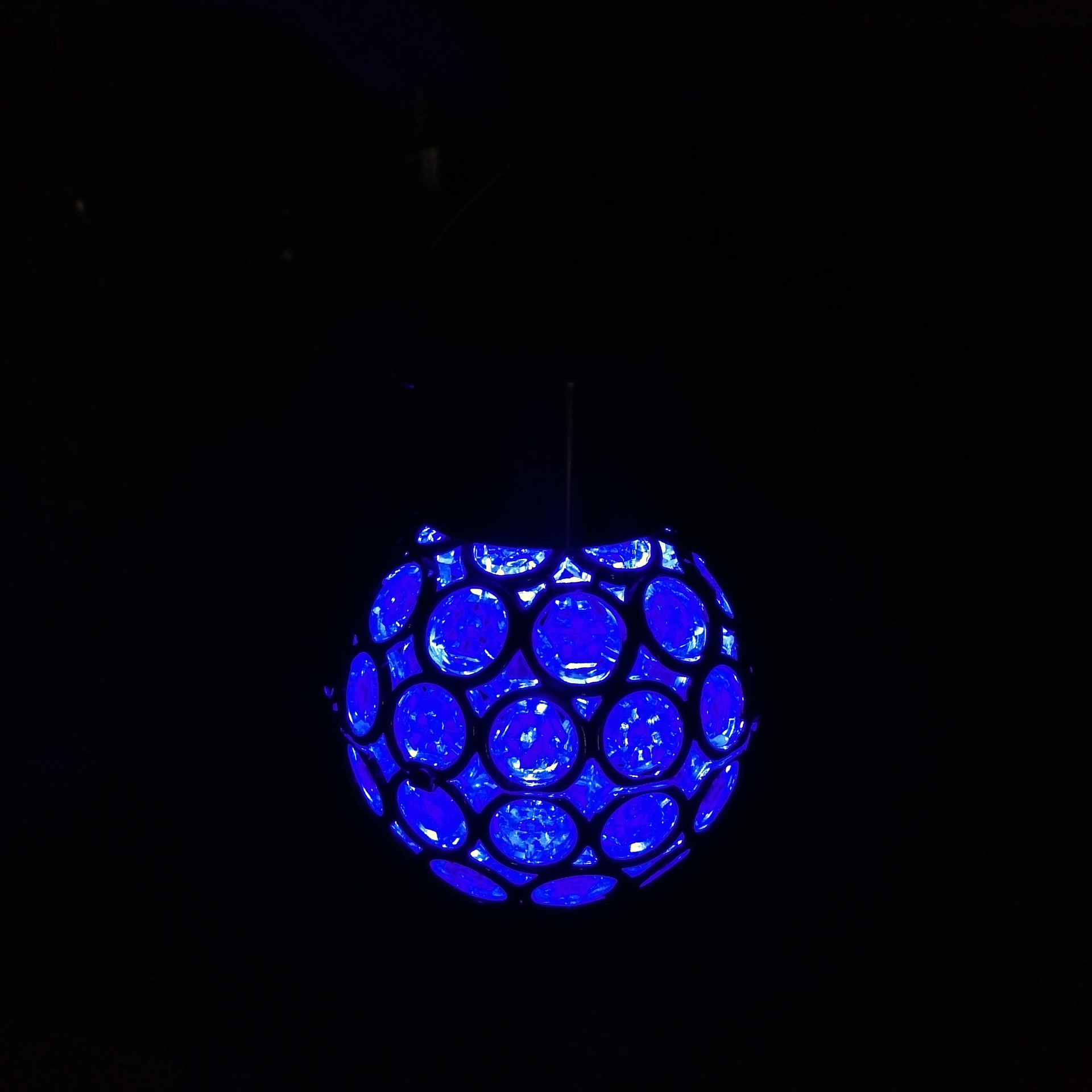 2019 Popular Garden Decoration solar glass ball hanging light