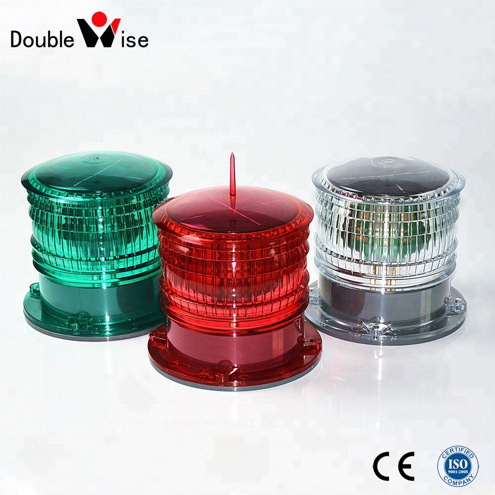 Doublewise Ship Navigation Signal Lighting Solar Powered Led Boat Marine Equipment