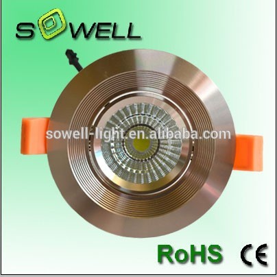 175-265V 3W 270lm 3000K/6000K Die-aluminum+PC+Glass LED Downlights