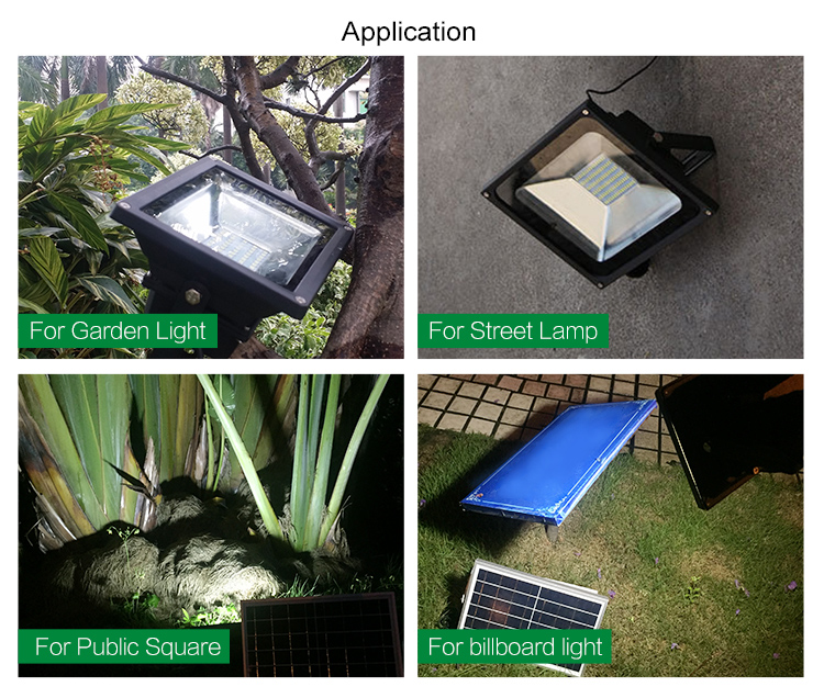 High efficiency waterproof best quality rechargeable led solar flood light