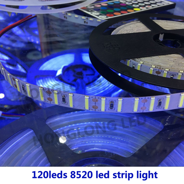 8520 LED Strip flexible light 120leds/meter double chips super high brightness CE ROHS