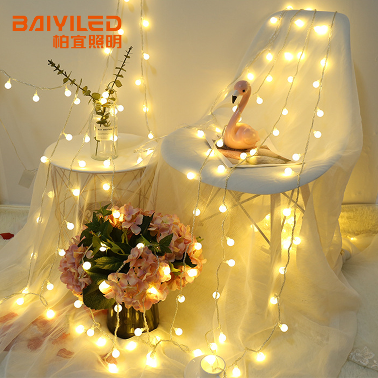 Hot sale Wedding Decoration Led Christmas Twinkle Light Curtain