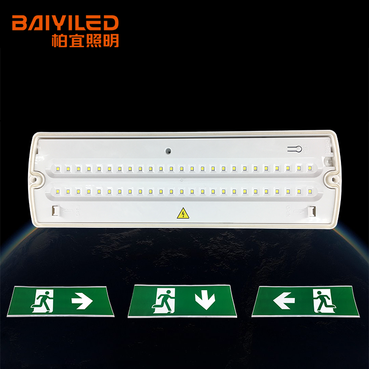 Led Fitting Opal Diffuser Ceiling Ip65 Emergency Luminaire Bulkhead Security Light