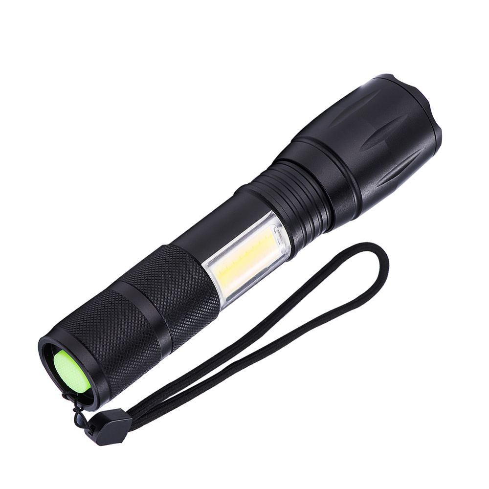 High Power Led Flashlight Torch With Tactical Head