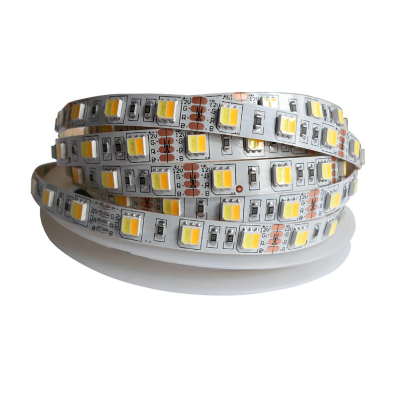High quality Warm white cool white 2 in 1 changeable led strip 5050 flexible led tape light w+ww 5050 ip65 ip67 waterproof