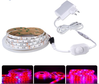Garden Led Plant Grow Light with Red Blue Spectrum 5050 led Plant Grow lights Full Spectrum LED Strip Flower