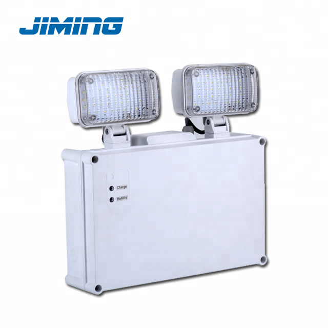 High-brightness LED wall-mounted white double head emergency wall light