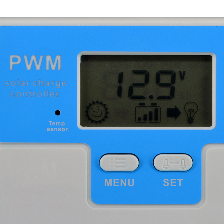 China factory oem intelligent energy system 24v 36v 48v mini 30a pwm solar charge controller