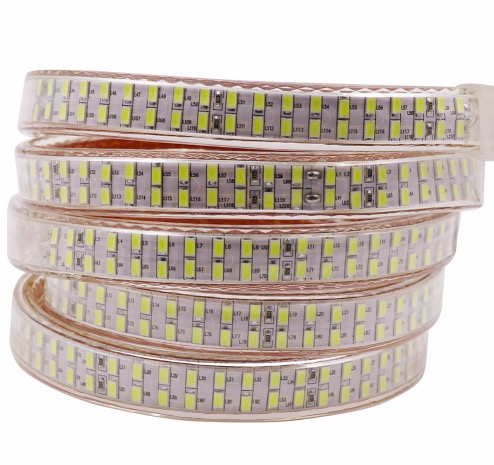 China Manufacturer 12mm Waterproof Led Strip White Color 5630 Led Strip Light High Voltage 110V 120V 220V 240V Ac double row