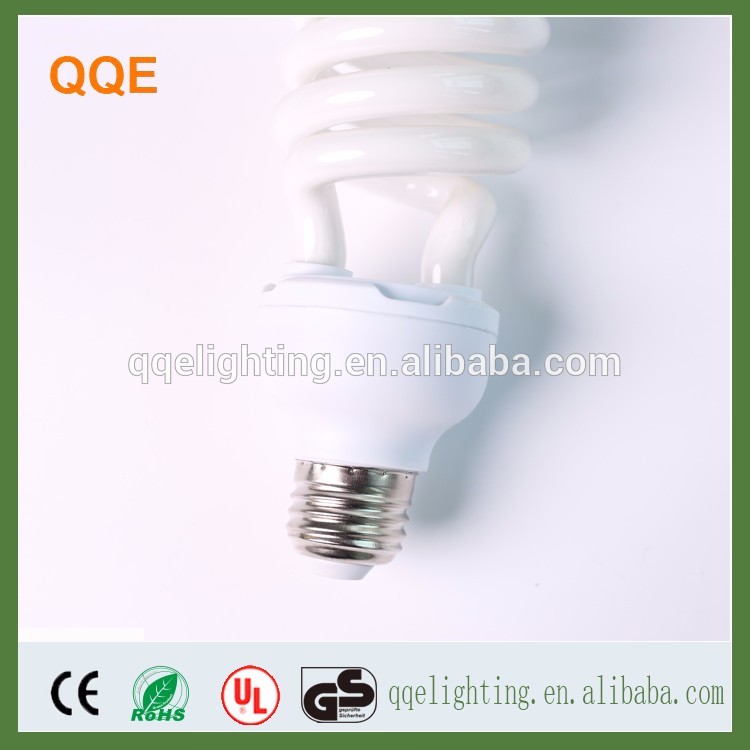 2018 QQE wholesale half spiral 65w energy saving compact fluorescent cfl lamp