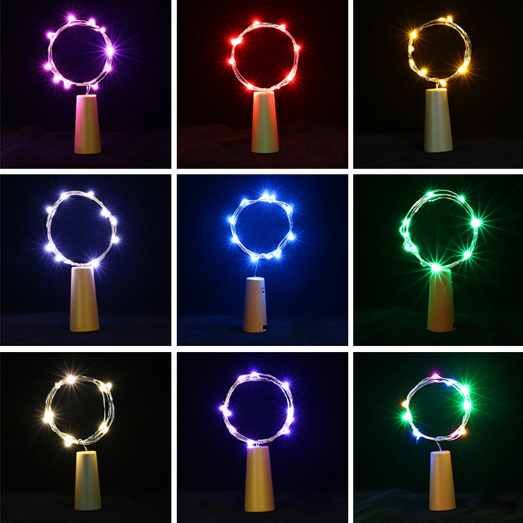 Battery Power for Wedding Holiday Christmas Party Corona Led Bulb Usb Rechargeable Bottle Light