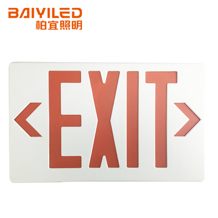 3.6v Ni-cd Led 3h Exit Board Rechargeable Signboard Sign Light Emergency Electrical Bulkhead Fitting