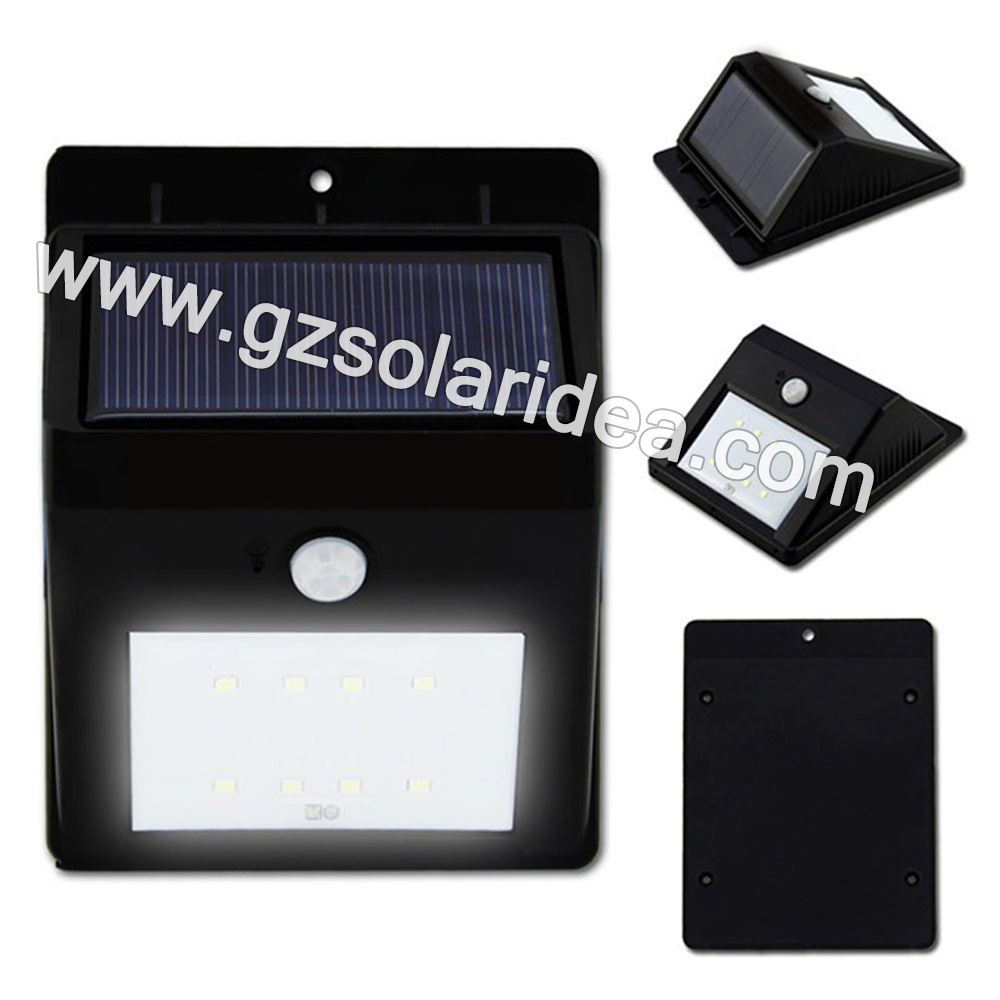 IP65 complete off-grid solar powered motion sensor light