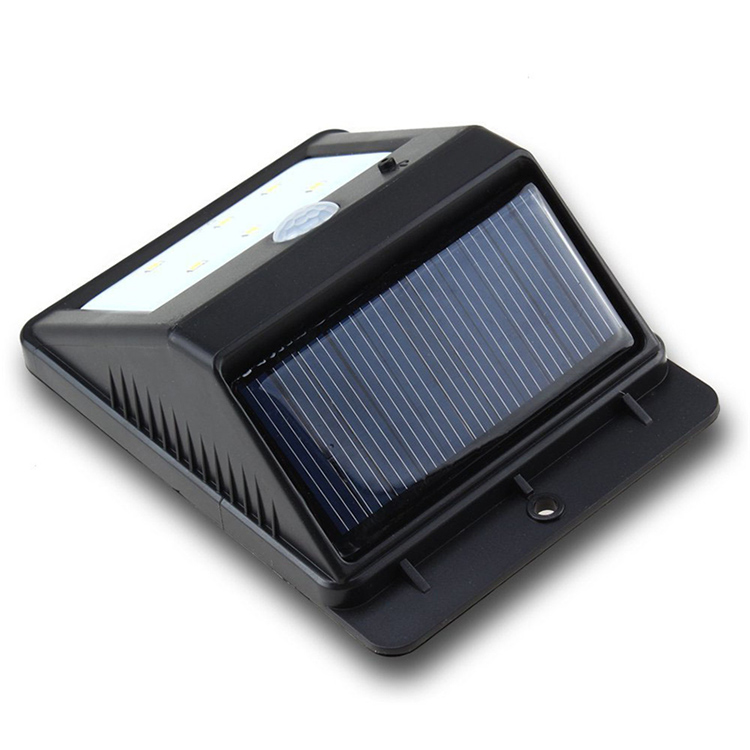 OEM solar panel system motion sensor wall lamp lighting outdoor ip65 led solar wall light