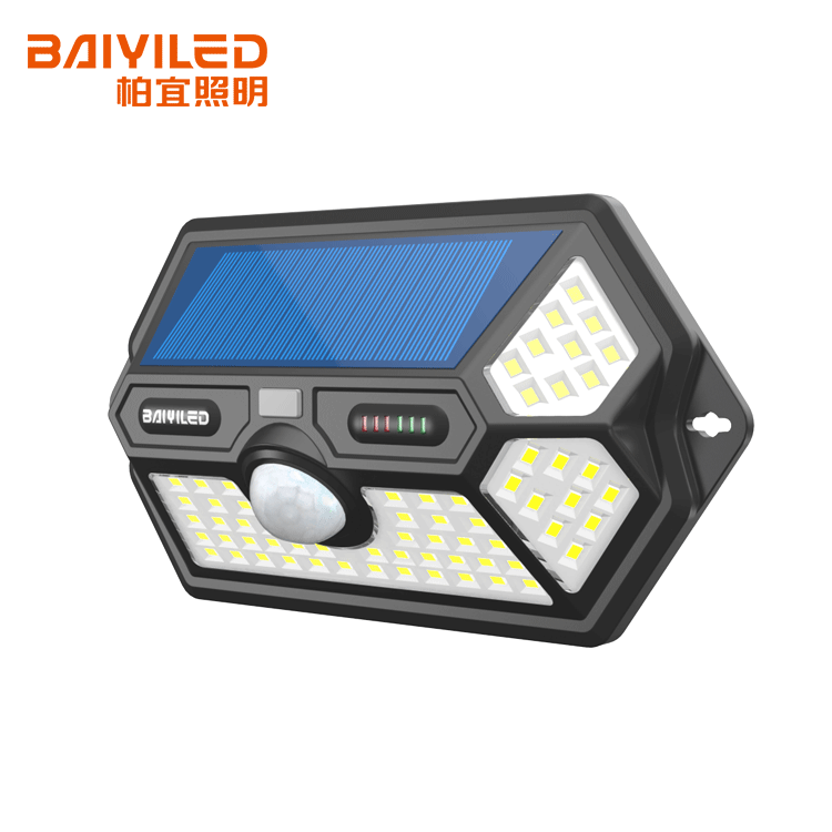 Powered Wall Garden Led Motion Sensor 48Led Solar Light