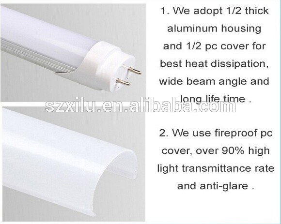 T8 ETL/DLC hanging uv light led tube with 3-5 years warranty