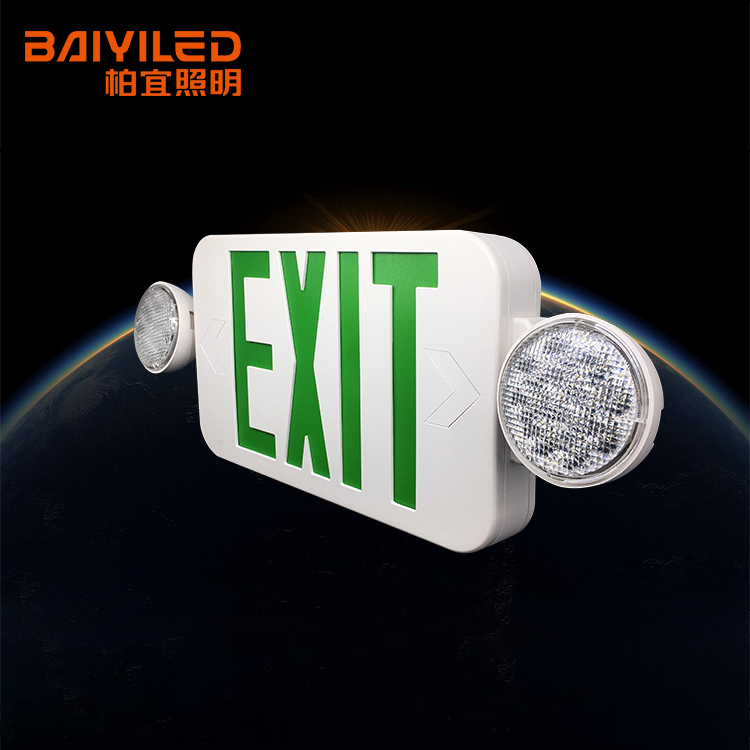 Acrylic Board Ceiling Led Custom Exit Sign With Emergency Light