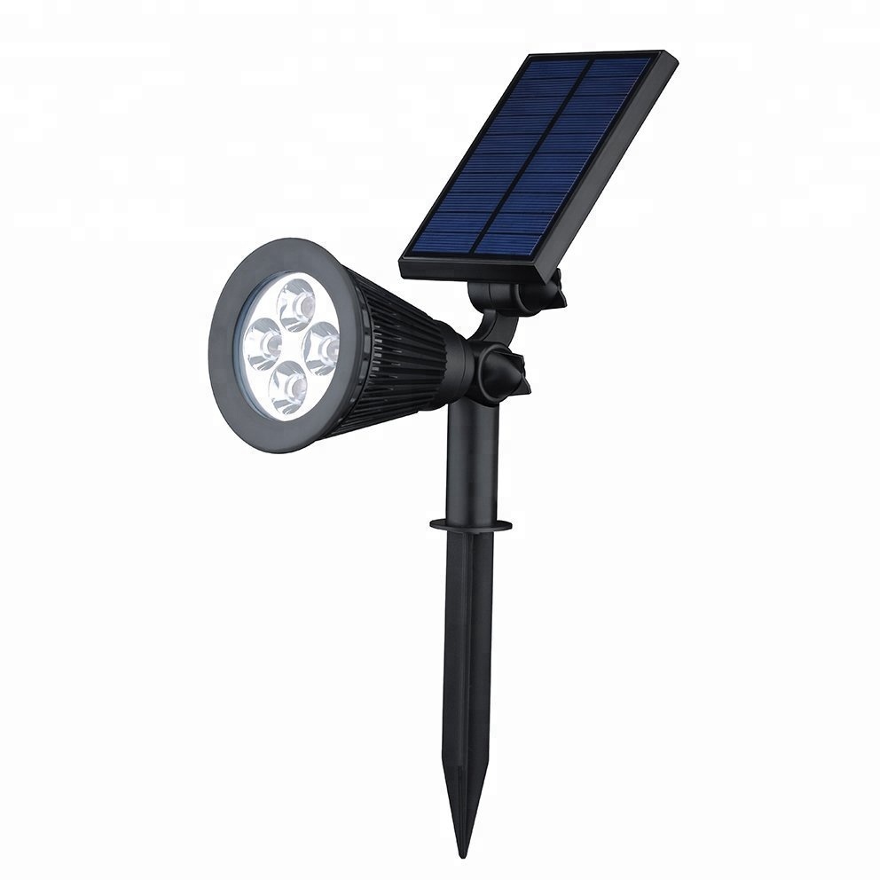 Garden Spot Lights Black Polycarbonate Led garden spike light