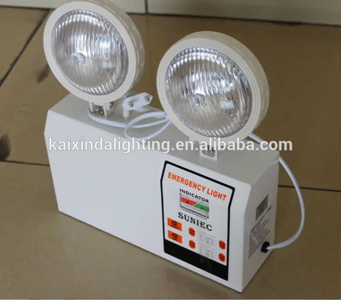 rechargeable LED twin spots fire emergency light KX1038