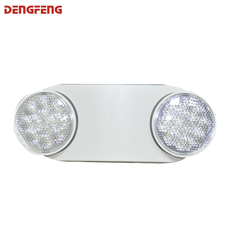 Fire emergency lamp dual - head rechargeable battery standby Led emergency lamp