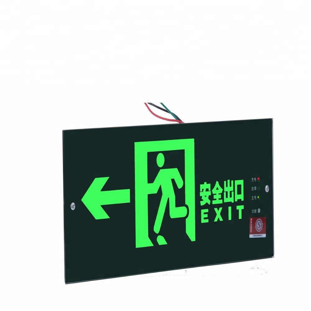 Luckstar single side led emergency exit sign board