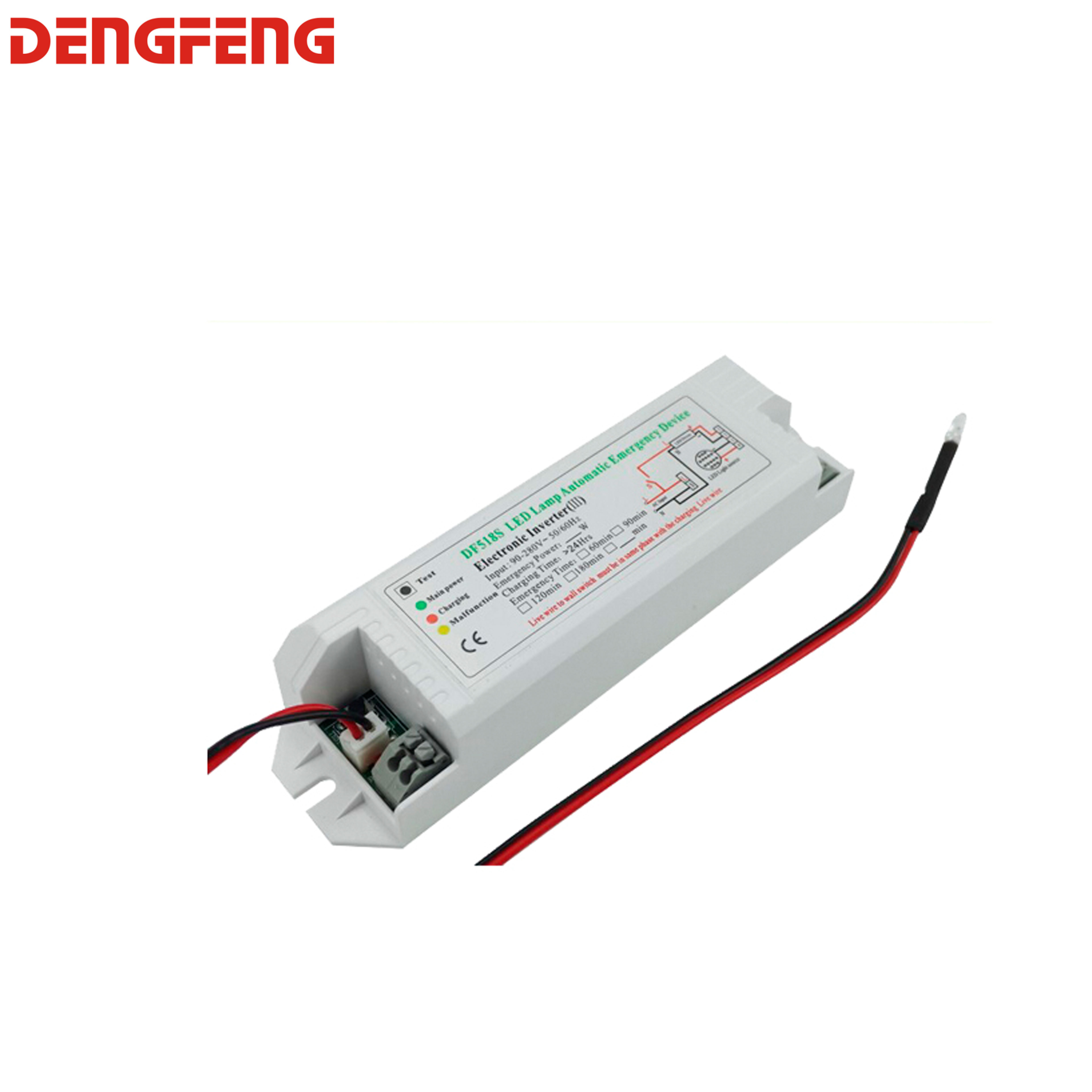 SAA certification LED emergency battery power kit DF518S  has 1w-5w emergency power output  multi-function led kit