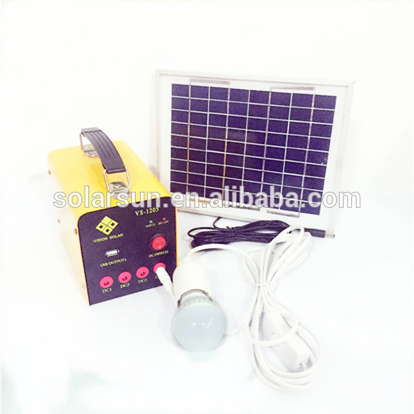 Off-grid Solar Panel Kit 12V 10W DC Portable Solar System Camping and Home Use