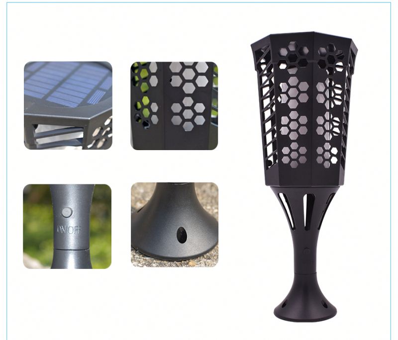 VERTAK Outdoor Pathway Landscape Lights LED Solar Lawn Lights for Garden, Yard, and Driveway