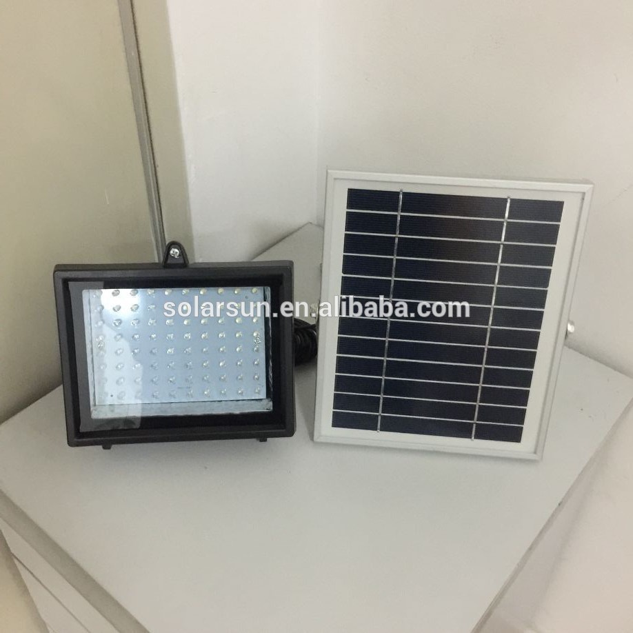 Highlighted 80LED Spotlight Solar Projection Lawn Light