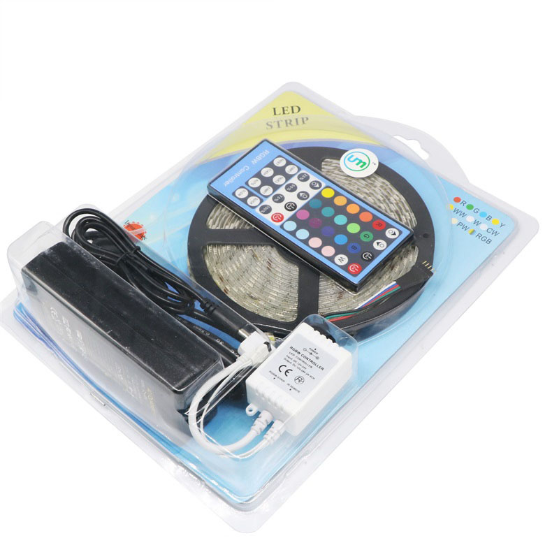 5050 2835 Rgb flexible strip light led kit package with 24keys controller magic dream digital dream color rgb led strip