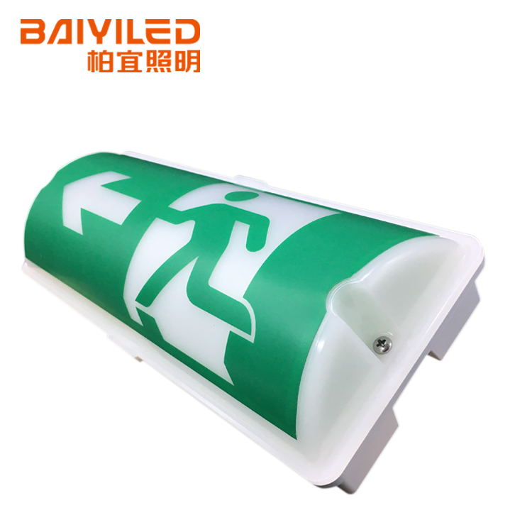 Acrylic Emergency Green Customized Led Exit Sign Light Price