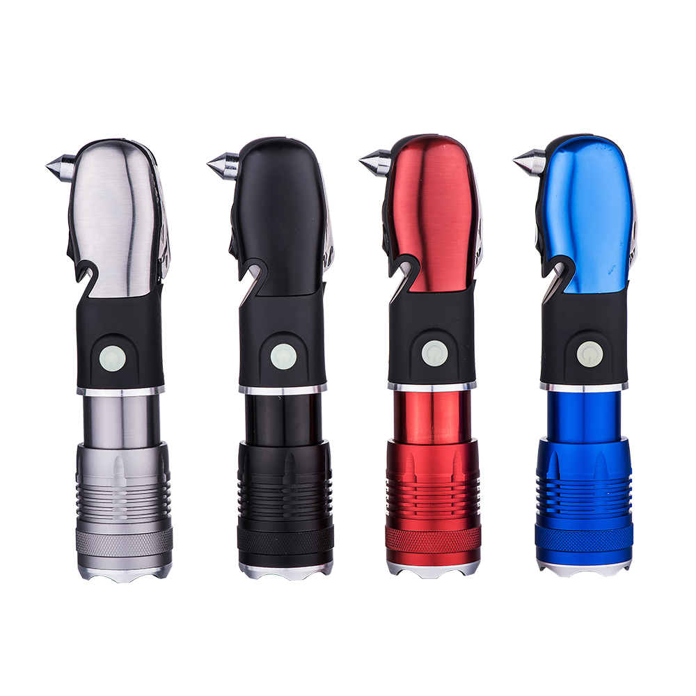 China Suppliers Seatbelt Cutter Multi Function Tools LED Light Flashlight