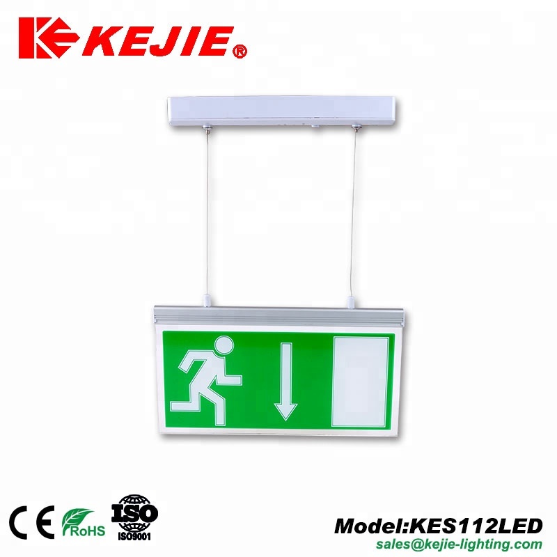 Hot sale TUV industrial ceiling mounted exit sign LED emergency light