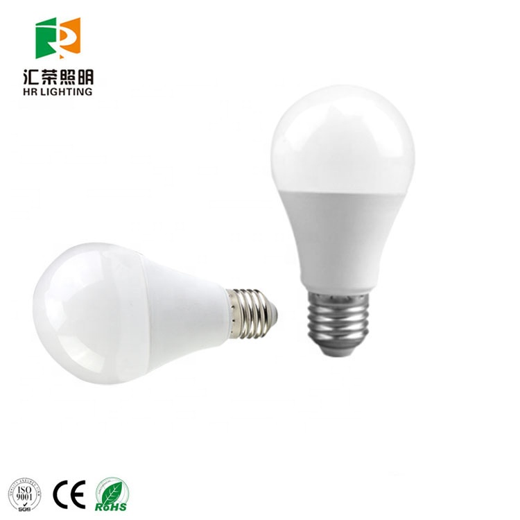 High power Plastic +Aluminum no-dimmable 9W a60 a19 led bulb for home office industrial