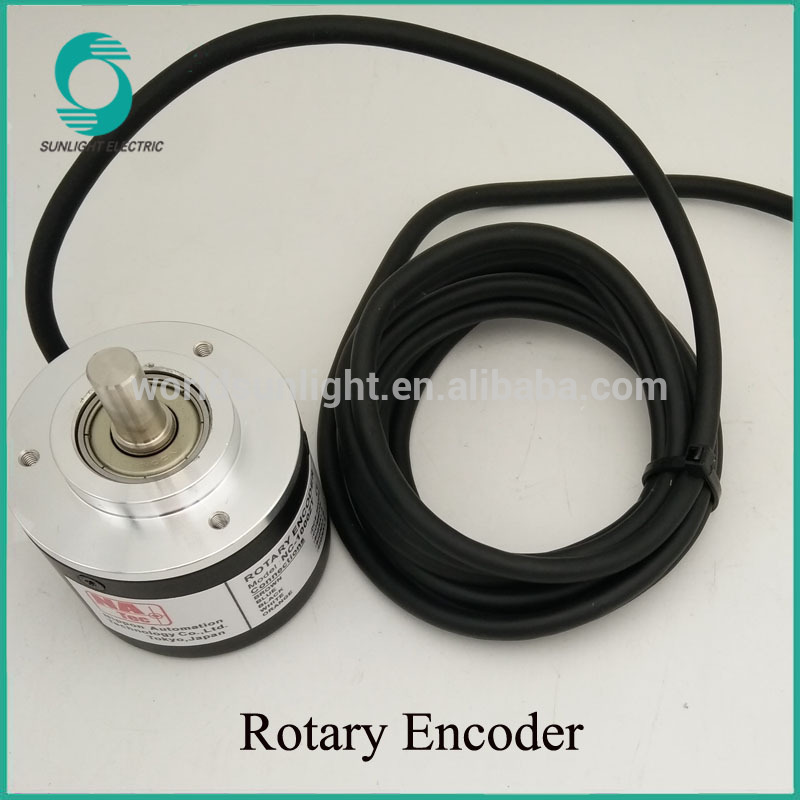 NC-1000ZT 5-30VDC 1000 pulses Incremental Solid Shaft Rotary Encoder made in China