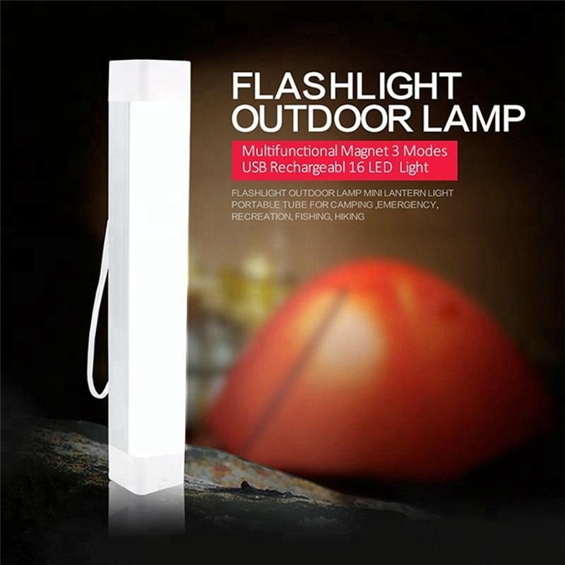Woqinfeng portable led work light 2600mAh 4000mAh power bank rechargeable camping light magnet 3M glue stick for car repairing
