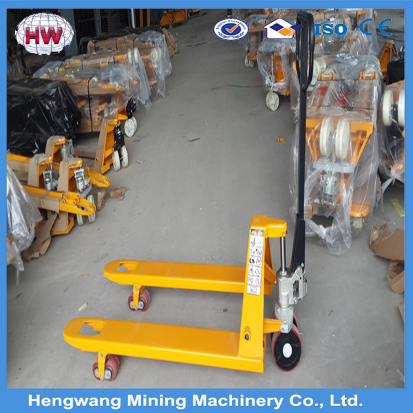 HWGK brand 2500kg 3000kg Low Profile hand pallet truck price