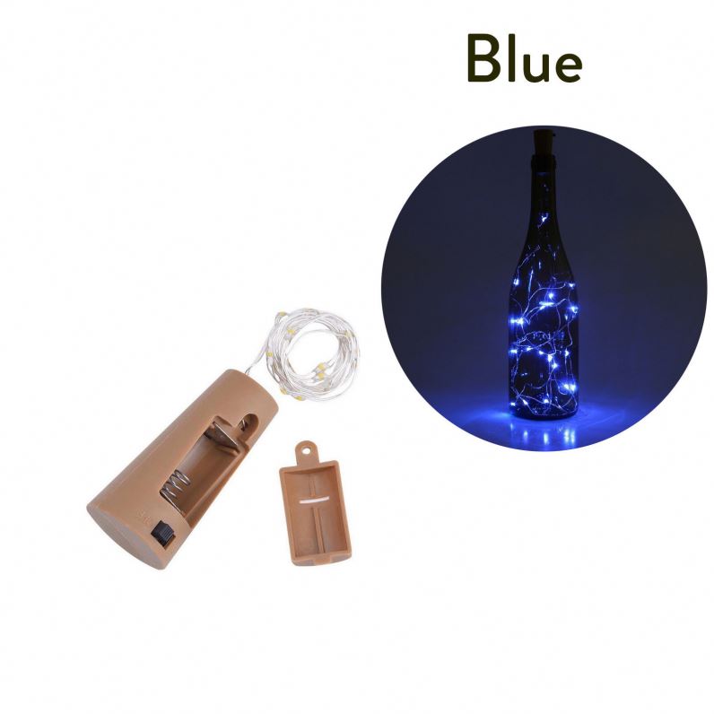 Newest 2M 20 LED bottle Cap Decorative Covers LED Cork Bottle String Lights For Wire Bottle