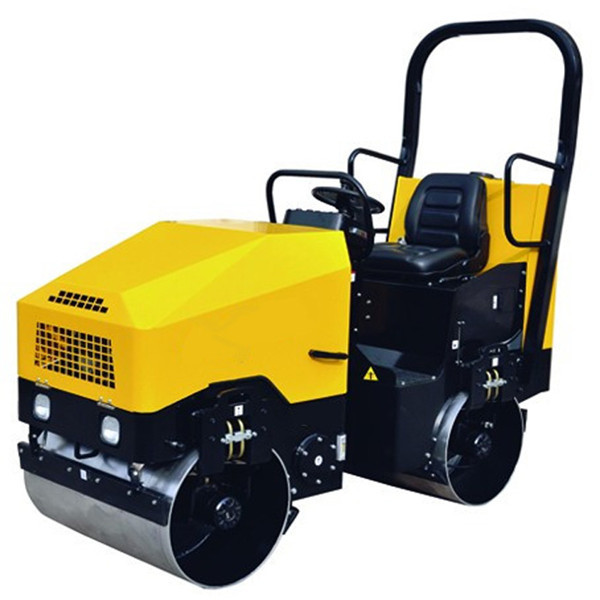 Professional manufacturer double drum ride-on road roller for sale