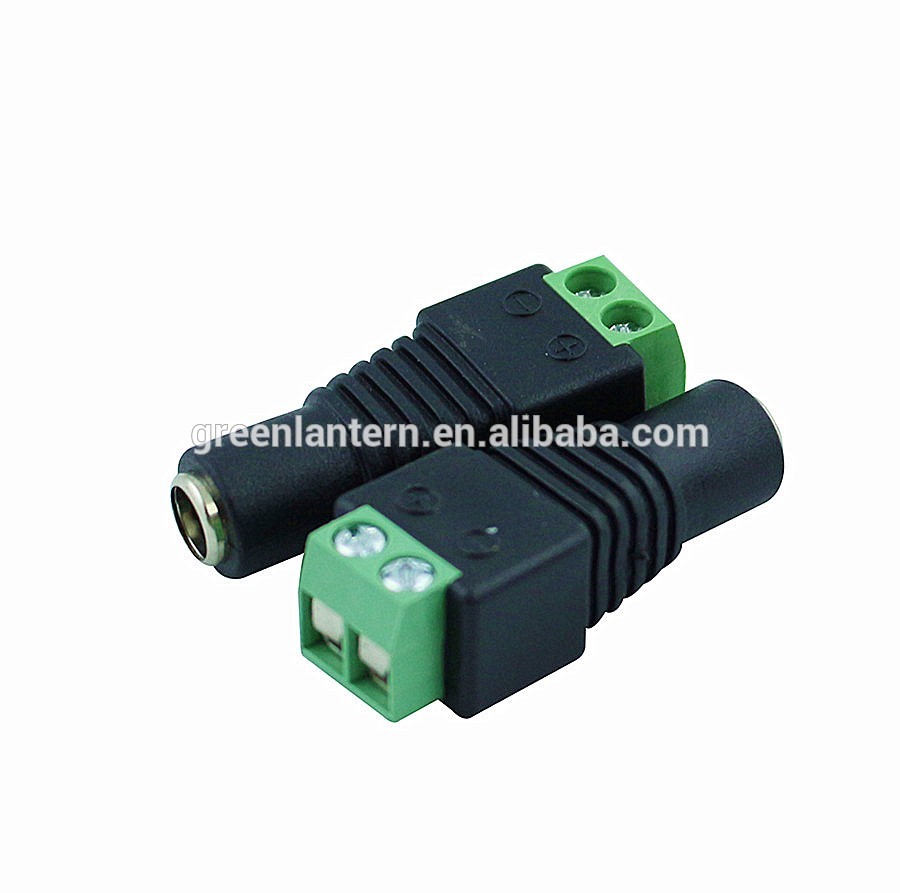 2.1 x 5.5mm DC Power Female Plug Connectors for 3528 & 5050 LED strip