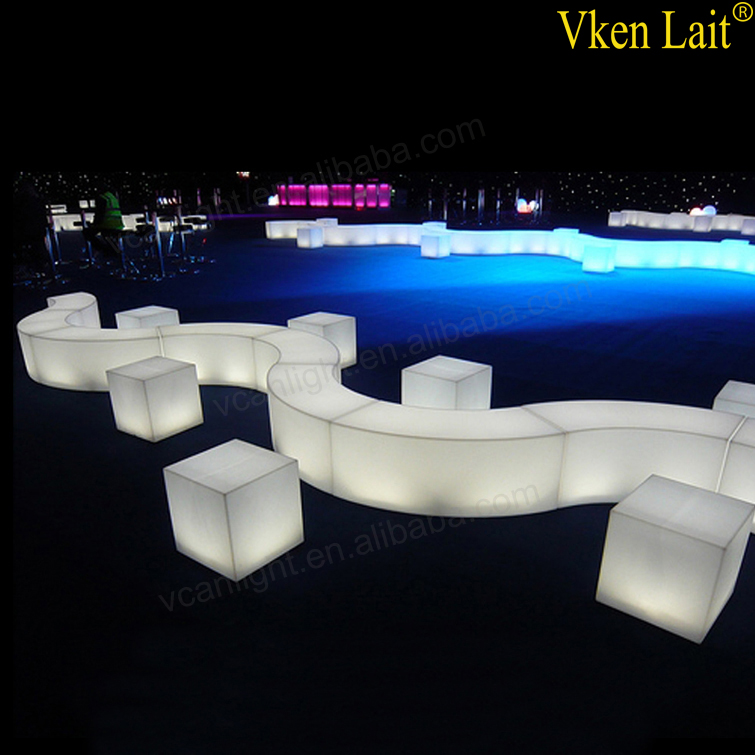 Nightclub Decorative Led Furniture Lighting LED Stool