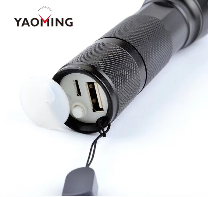 T6 high power USB inner or outside rechargeable tactical flashlight