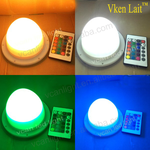 Color changing led table lamp Led Furniture Lighting RGB Led Battery Charge Indicator For christmas