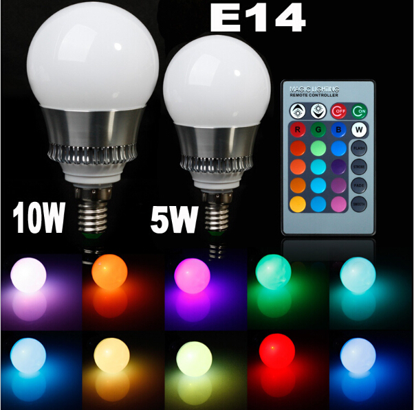 RGB 9W LED Bulb Lamp with Remote Control E27 Led Light Bulb/ E27 Led Blub Light