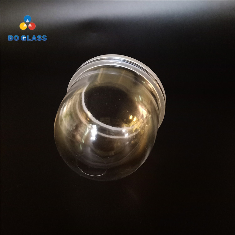 High Quality Customized Molded Pressed Clear Led House Glass Dome