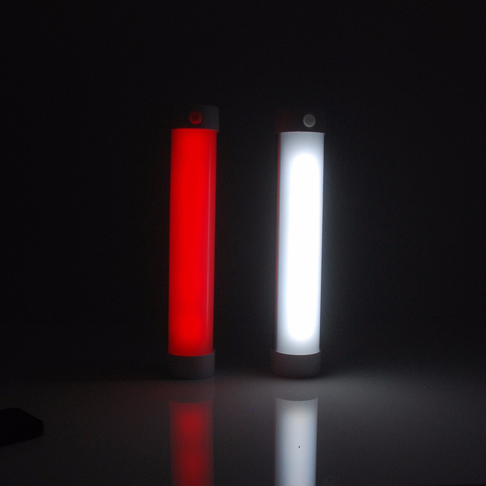 UYLED Remote Control Battery Powered USB Rechargeable White and Red Color Temperature LED Emergency Light