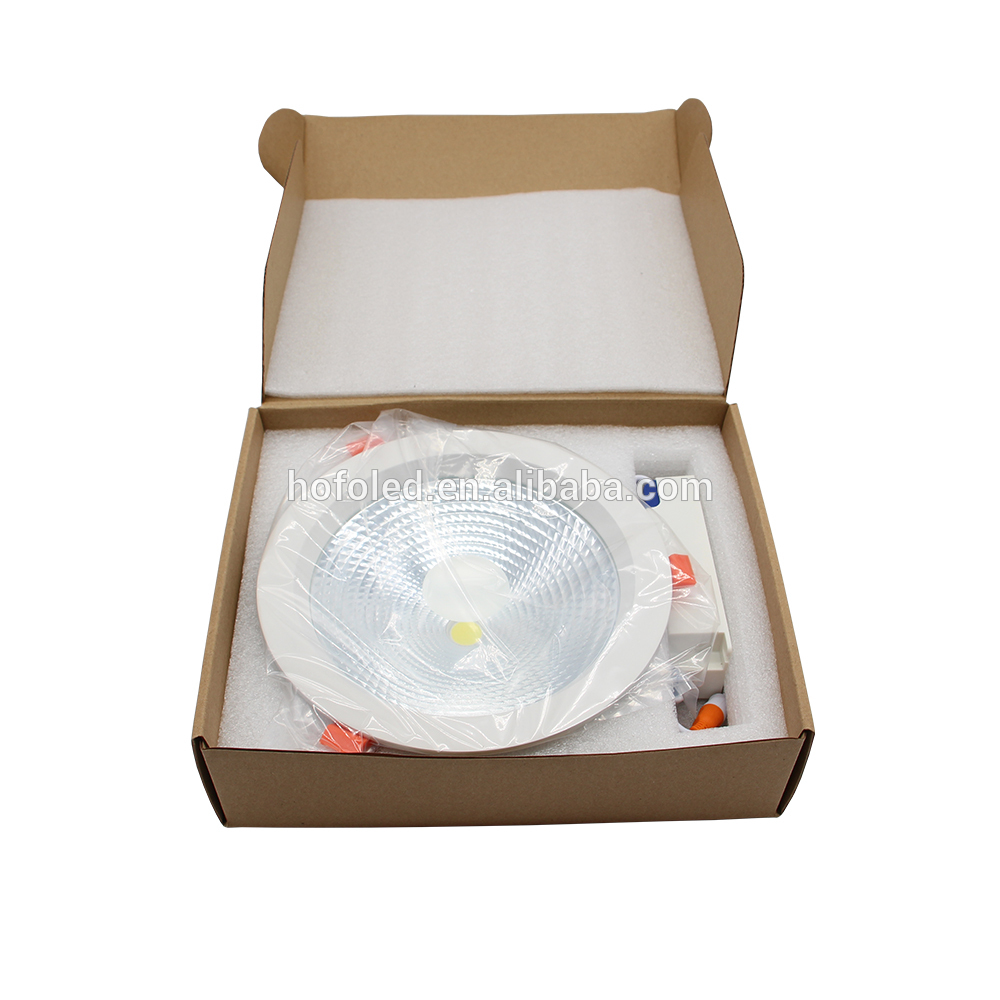 Aluminum 6 inch 18W COB recessed led downlight