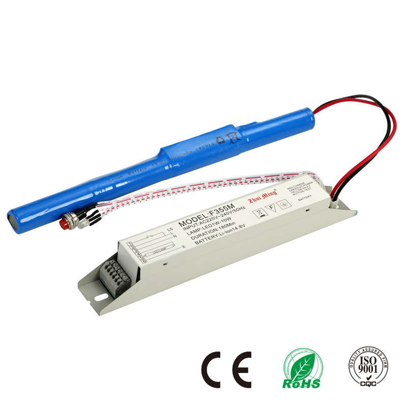 Li-ion Battery Rechargeable LED Emergency Kit for 10W Led Tube